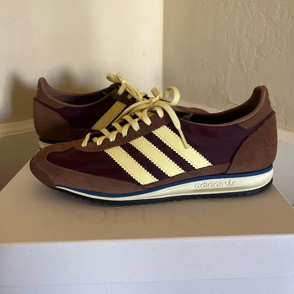 Adidas Women’s SL72 OG Maroon and Brown Sneakers - Picture 4 of 16